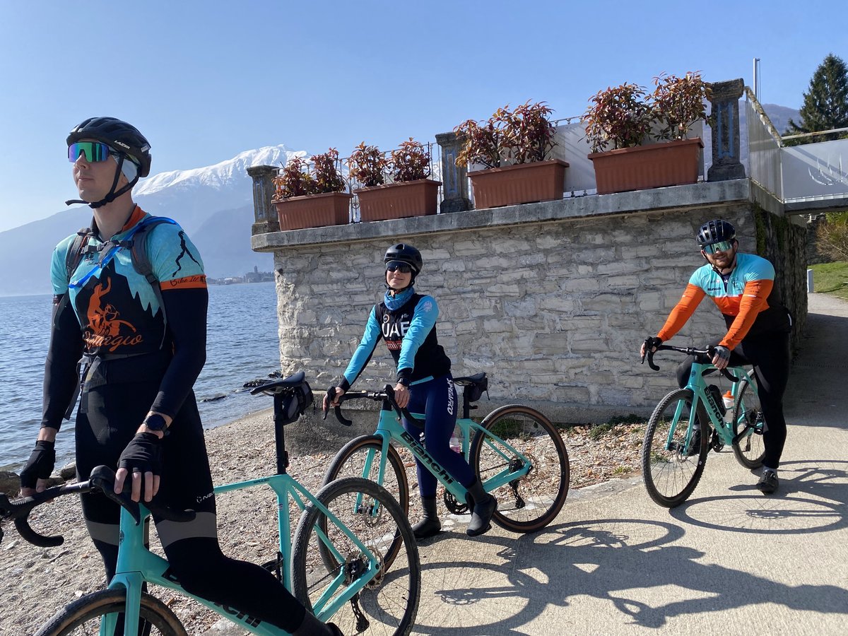 Lake Como North Face Gravel Bike Ride