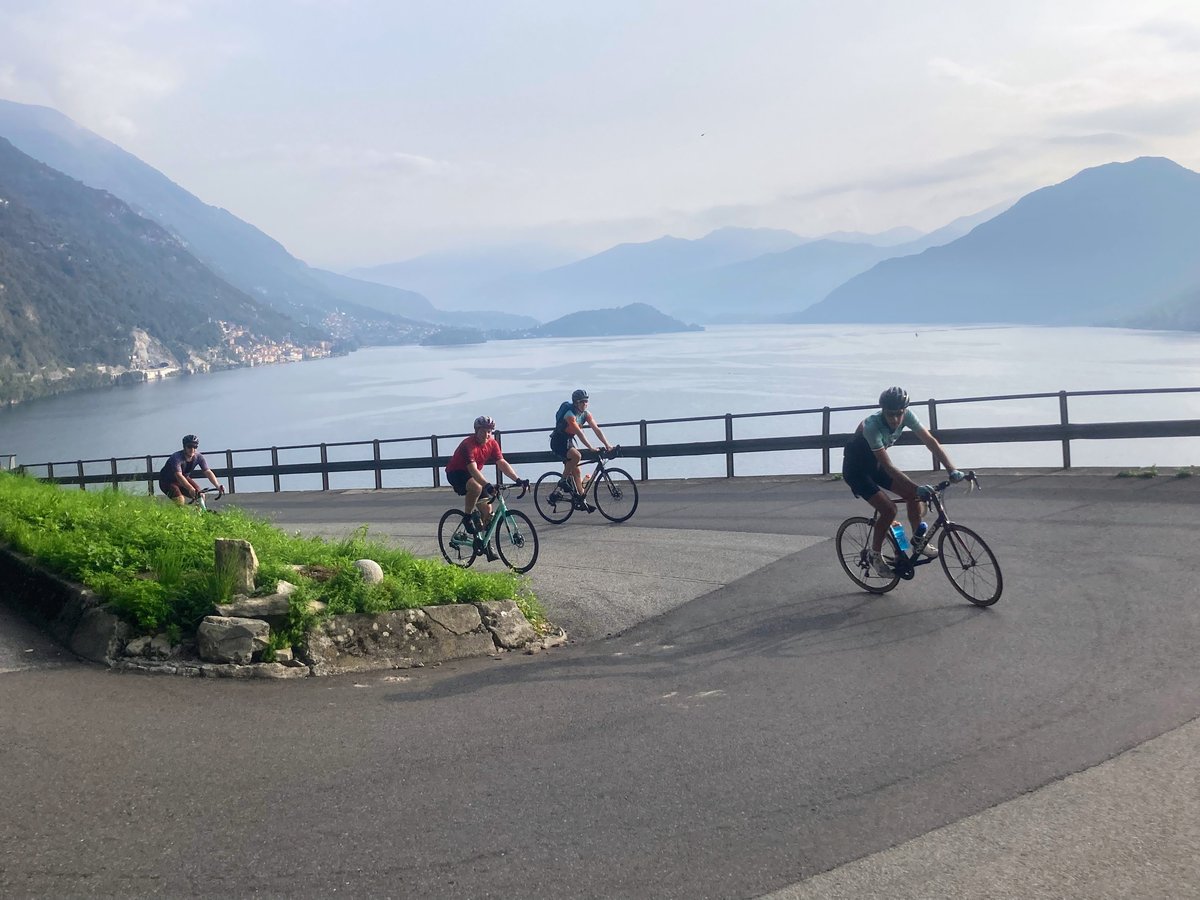 Val d'Intelvi to Lake Lugano - view of lake como - Bike It! Bellagio Val d'Intelvi to Lake Lugano - view of lake como - Bike It! Bellagio